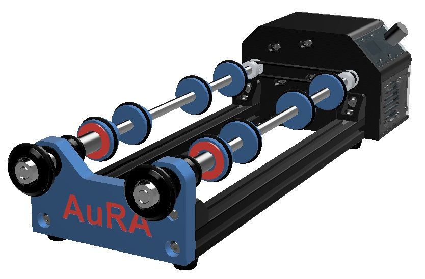 AuRA 1.3 Extended Rotary Assist Film Developing Machine - Blue