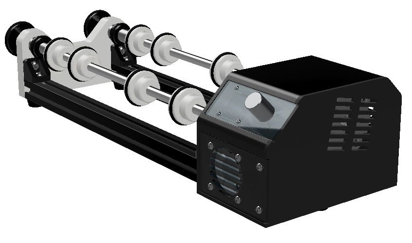 AuRA 1.3 Extended Rotary Assist Film Developing Machine - White