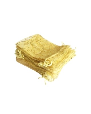 Mesh Drawstring bag (Golden) (4×6&quot;)