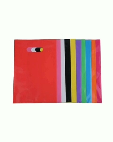 Plastic bag with handle (11.75×8&quot;)