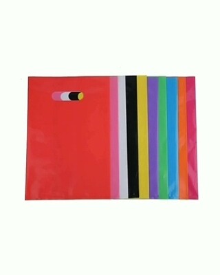 Plastic bag with handle (11.75×8&quot;)