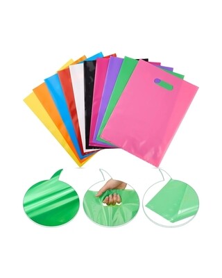 Plastic bag with handle (11.75×8&quot;)
