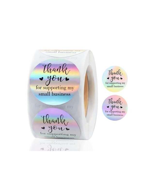 Thank you stickers (1&quot;)