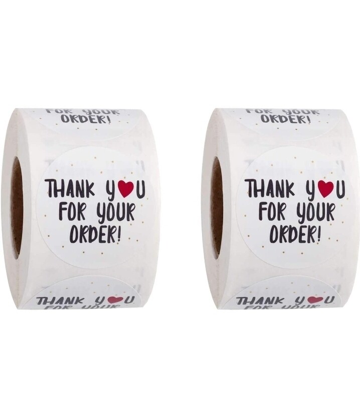 Thank you stickers (1&quot;)