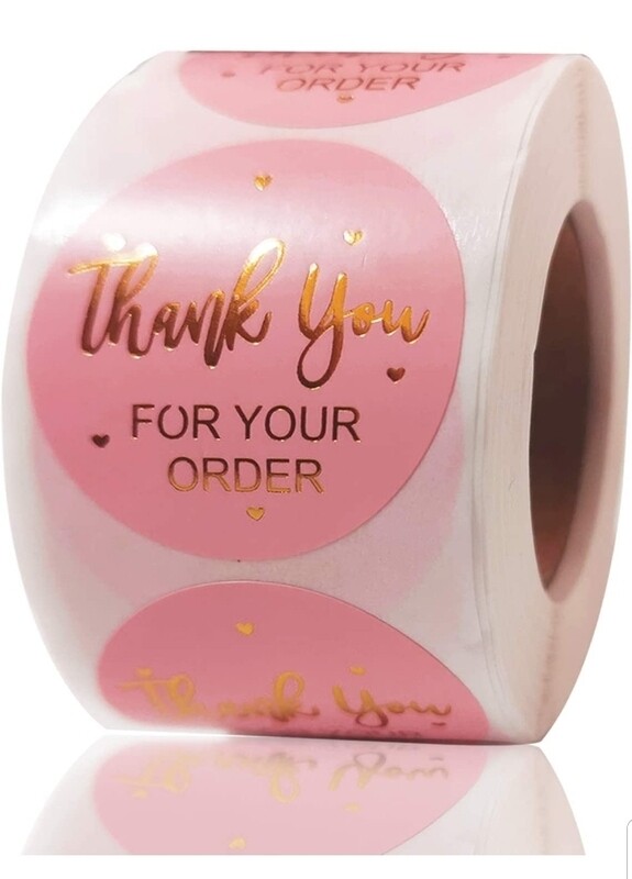 Thank you stickers (1&quot;)