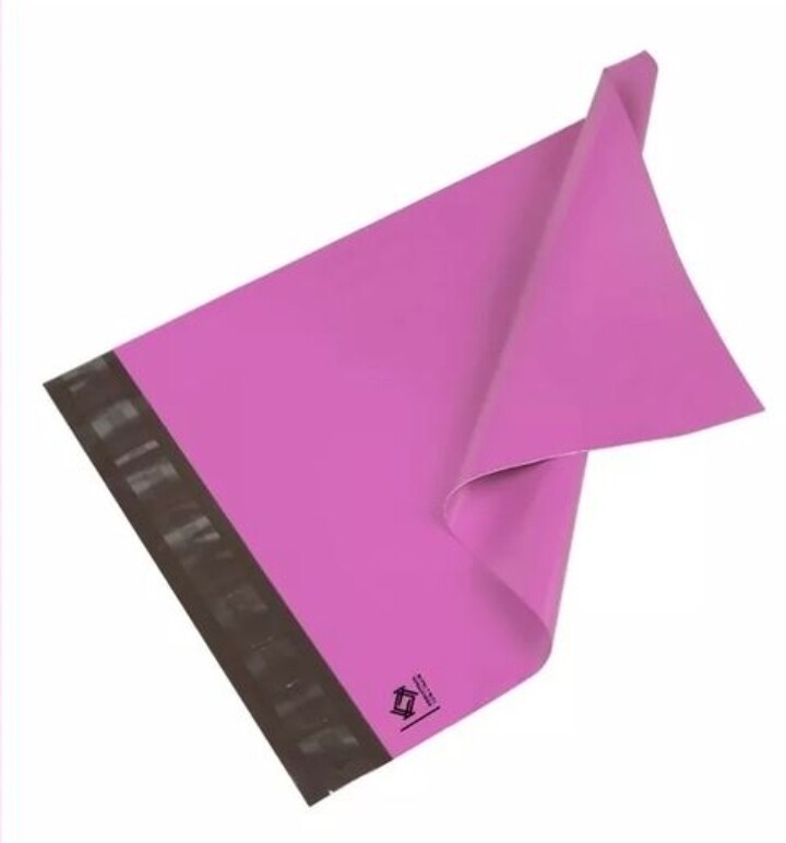 Poly-Mailer bag (Pink) (12 x 15.5&quot;) (Big size)