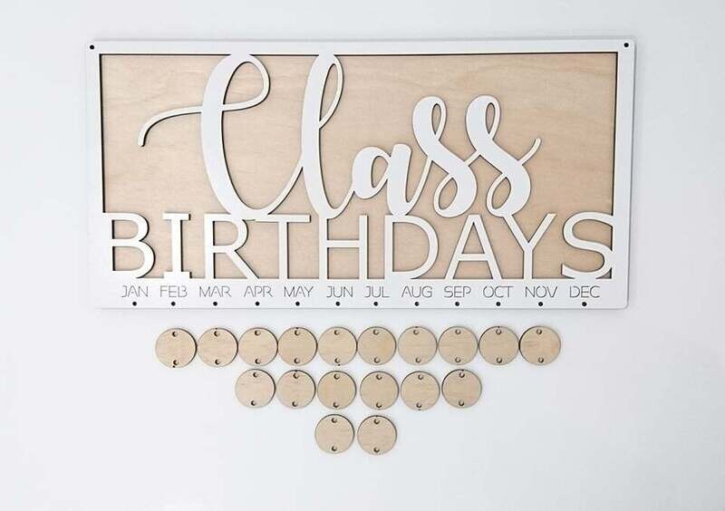 Class Birthday Calendar
