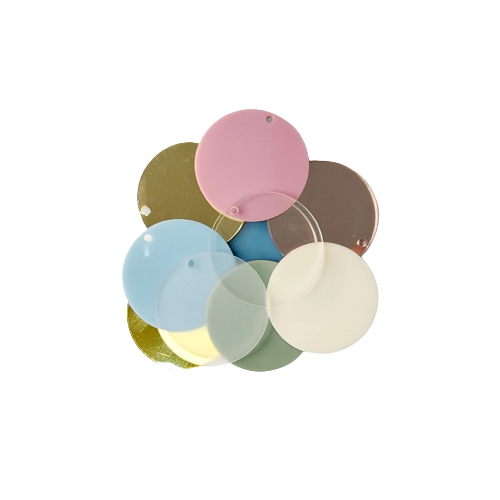 5cm Acrylic Shapes (10pk)