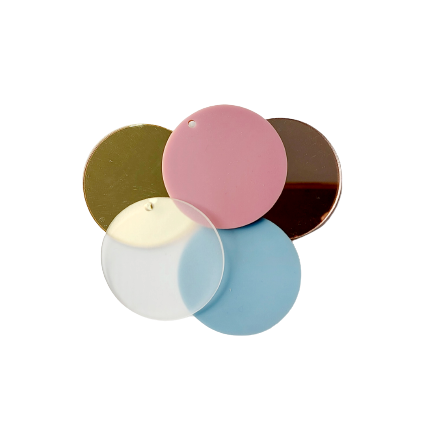 10cm Acrylic Shapes (5pk)