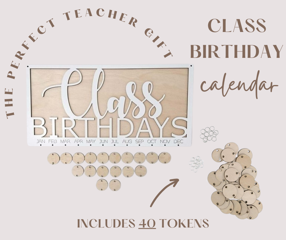 Class Birthday Calendar