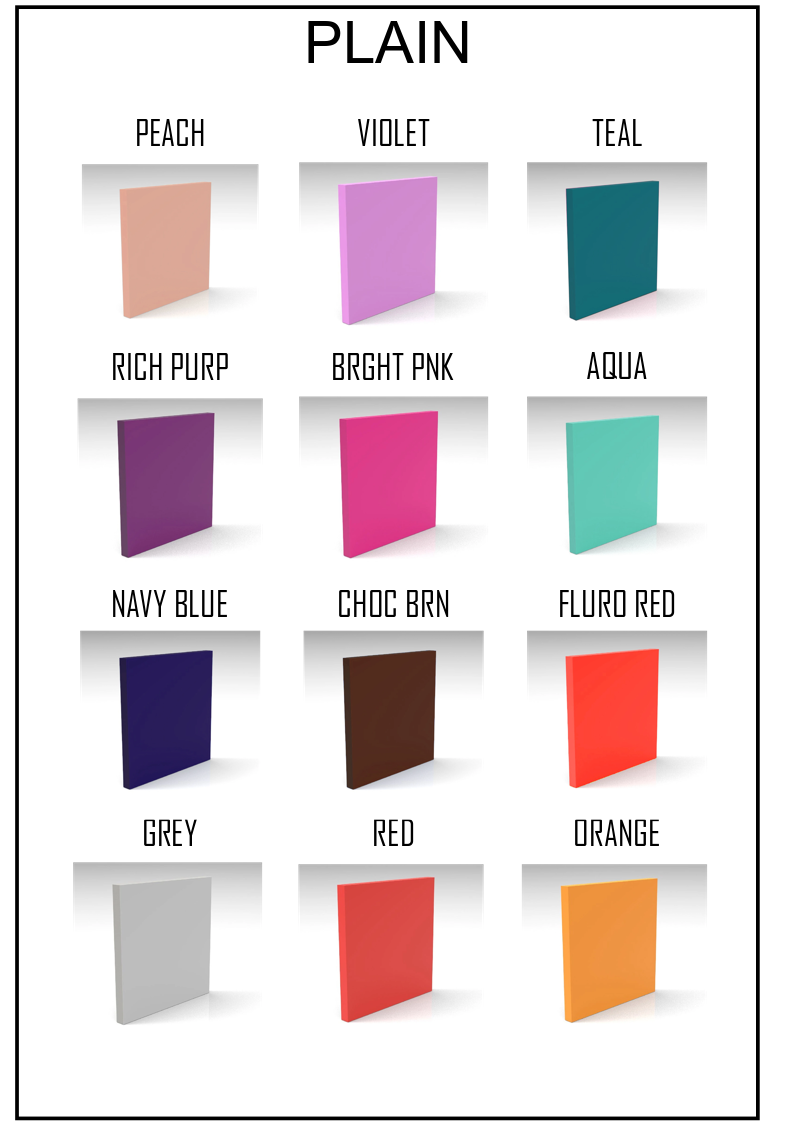 COLOUR OPTIONS