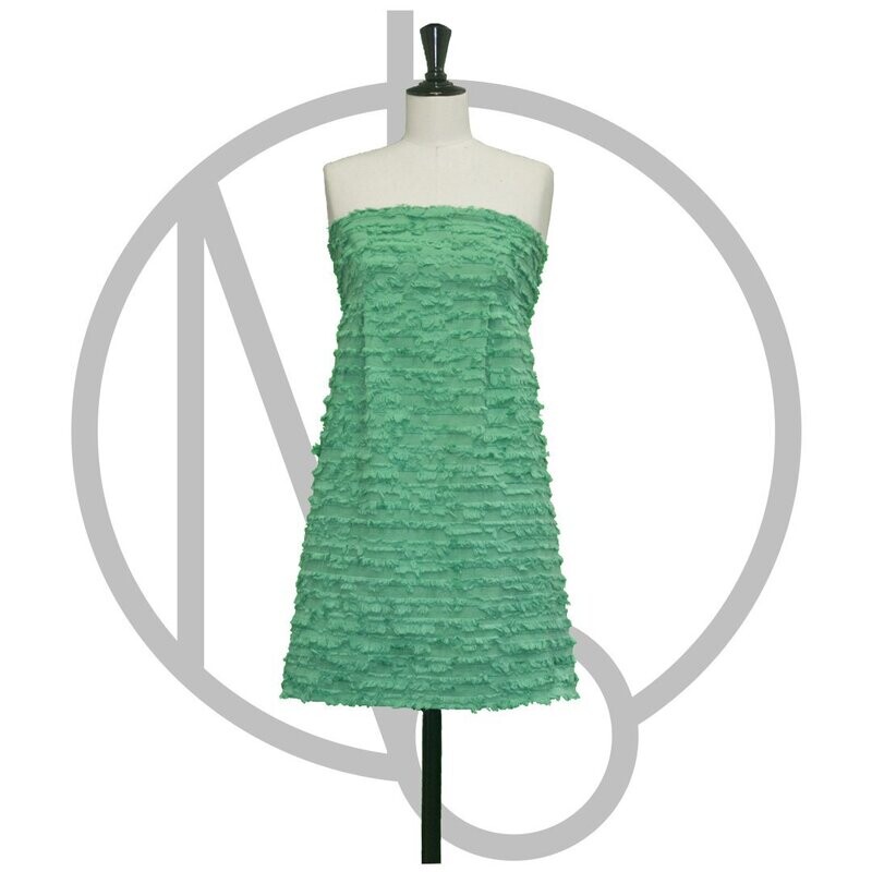 Das grüne Fransen-Kleid