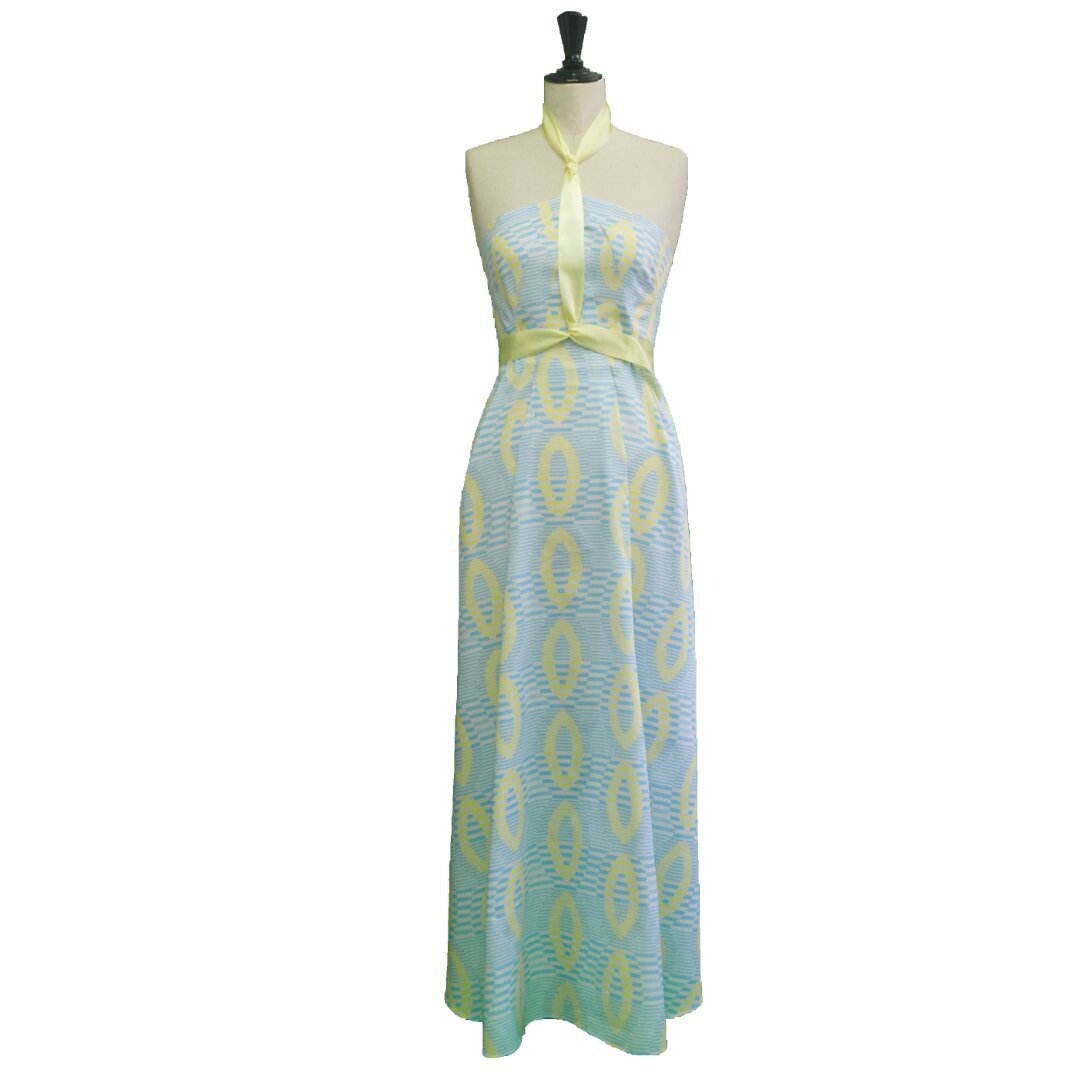 Das Baumwoll-Krawatten Kleid