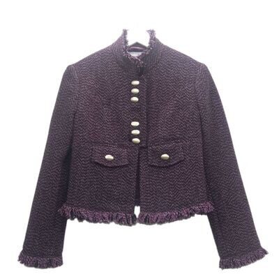 Aubergine Wool Jacket