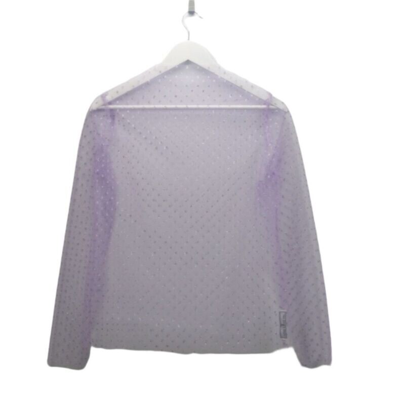 Lavendel-Metallic Tülloberteil