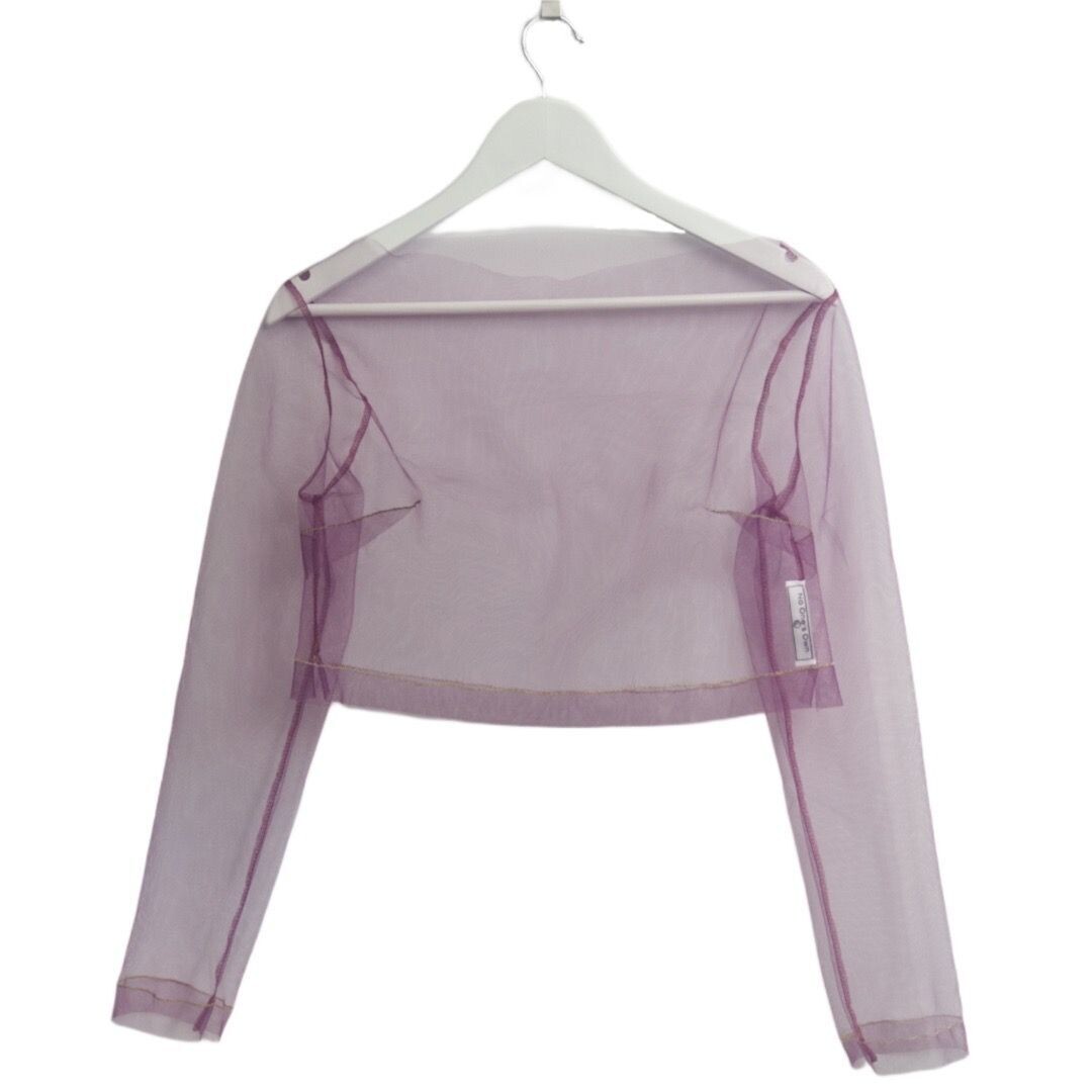 Aubergine mesh top