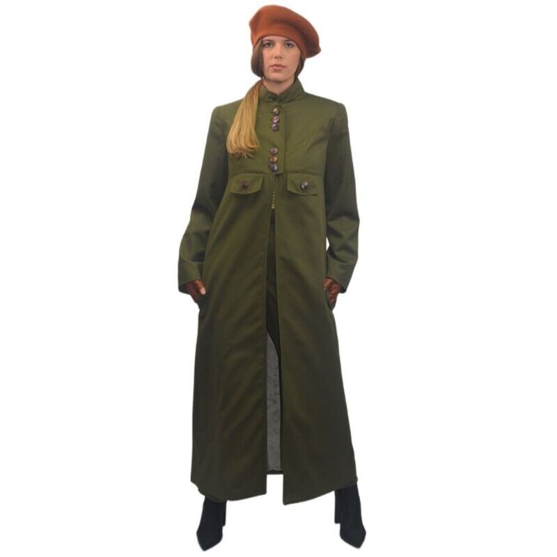 Olivegreen Empire-Coat