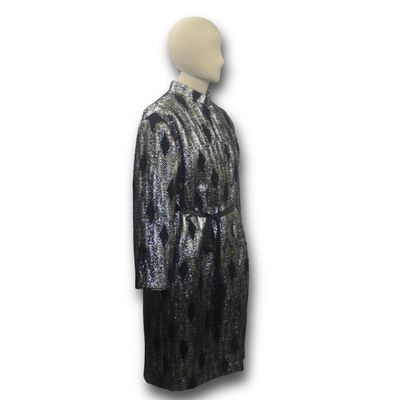 Silber-schwazer Diamant Mantel