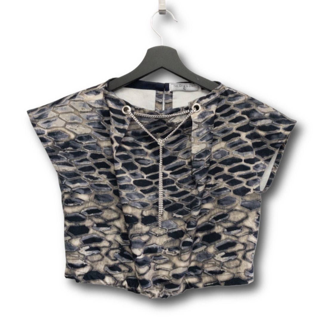 Oberteil mit abstracktem Druck