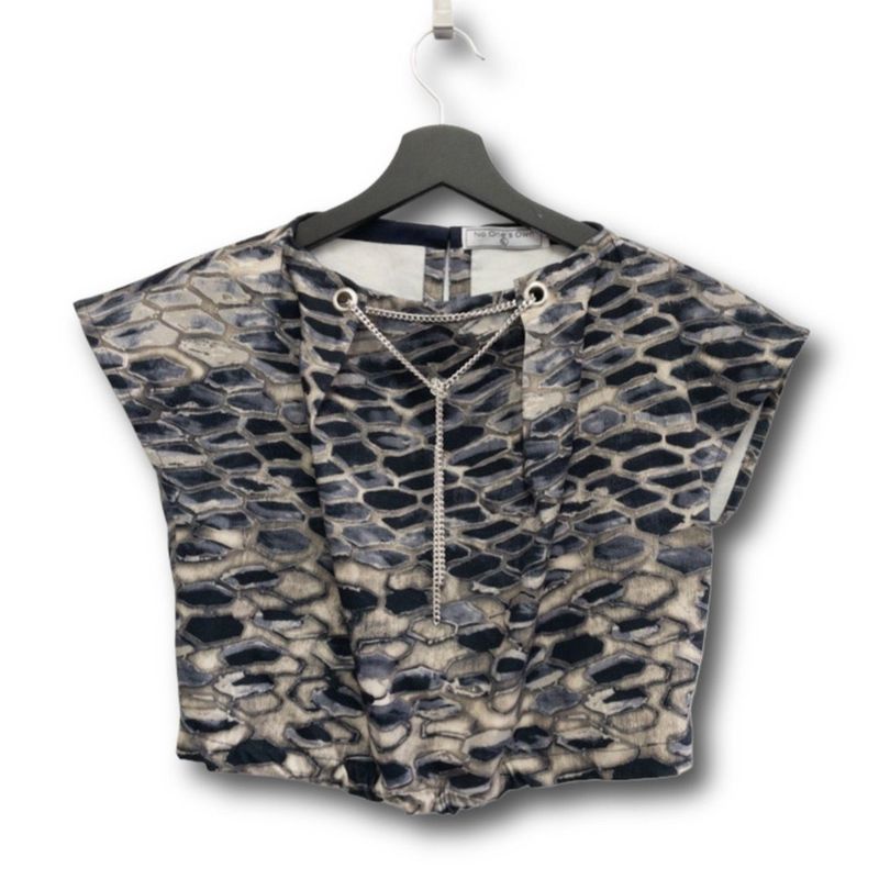 Oberteil mit abstracktem Druck