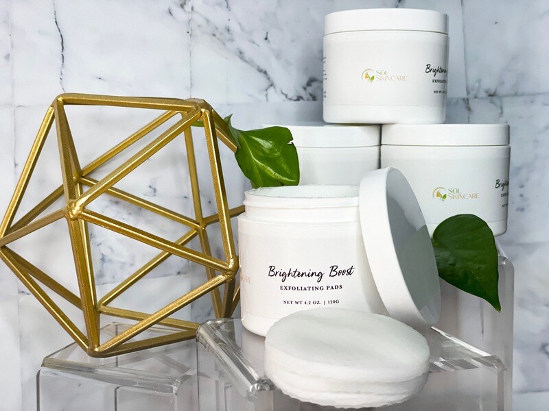 Brightening Boost Exfoliating Pads