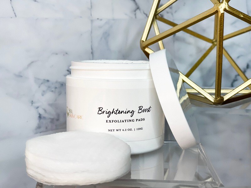 Brightening Boost Exfoliating Pads