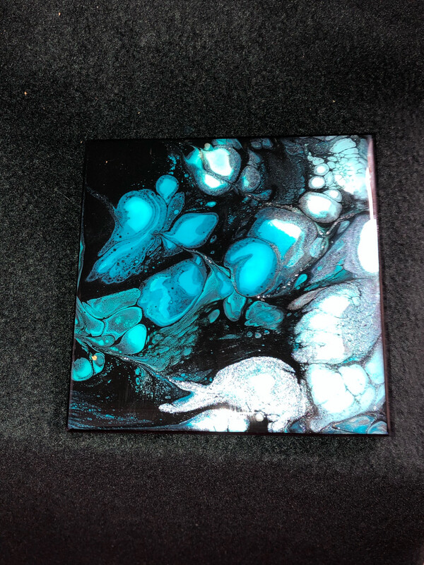 Ceramic Tile Coaster Set