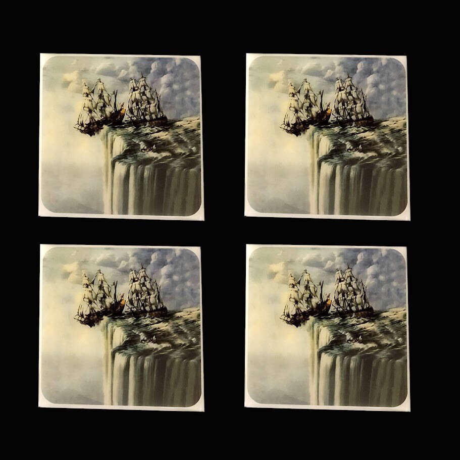 Ship Coaster Set