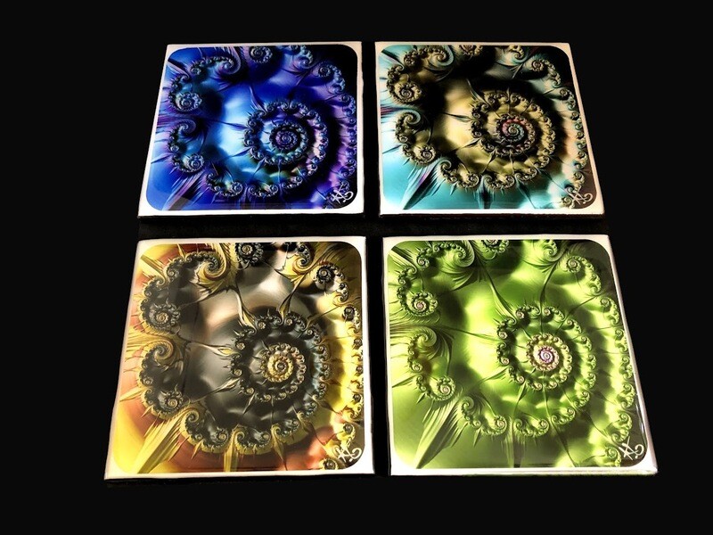 Fractal Design Coaster Set