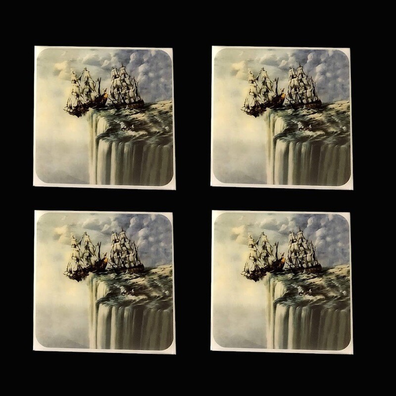 Ship Coaster Set