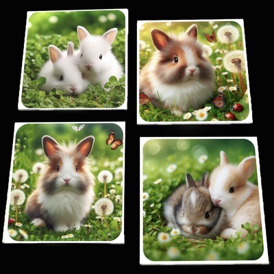 Hoppy Hoppers Coaster Set