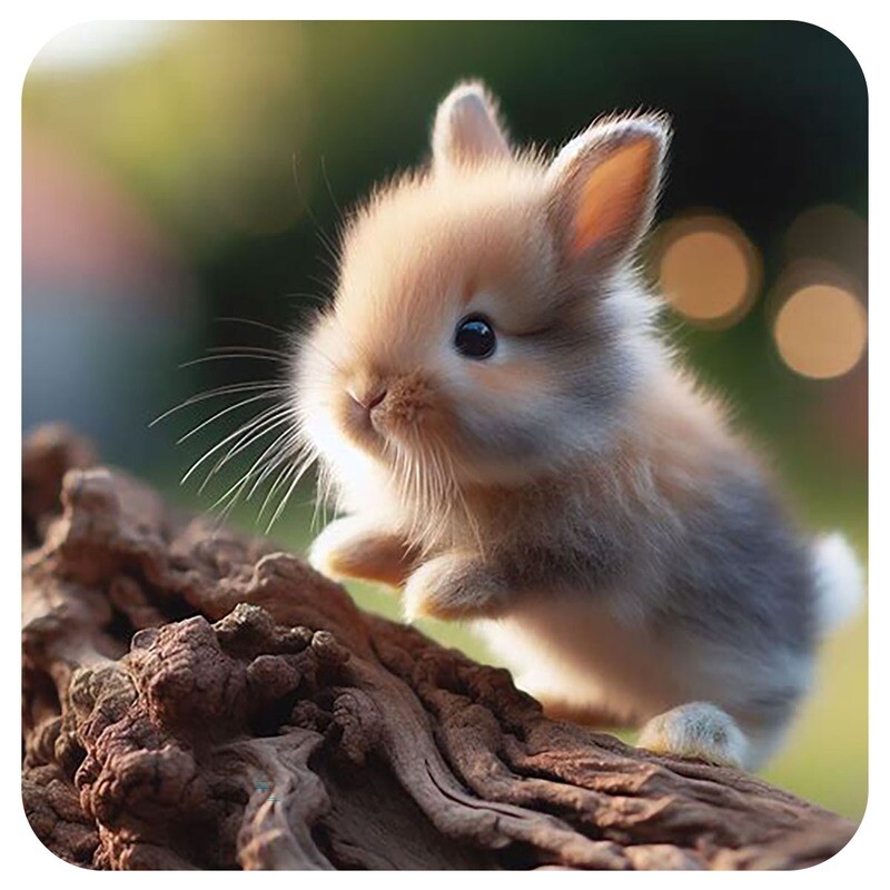 Bunny Branch Bash Coaster Set