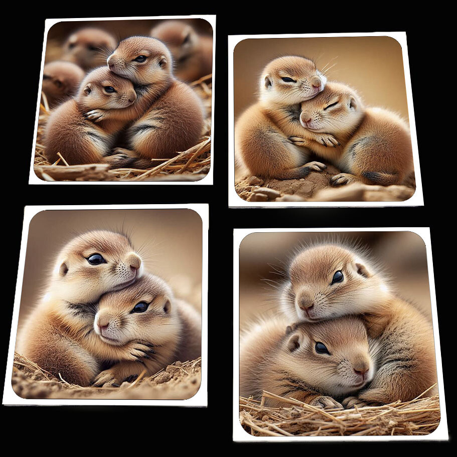 Prairie Pals Coaster Set