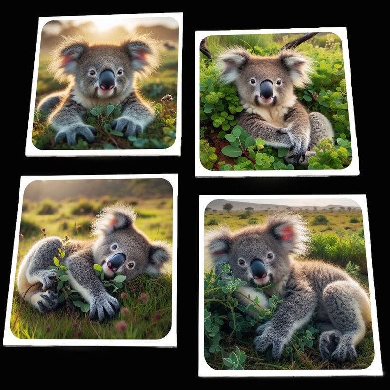 Koala Bear Coaster Set