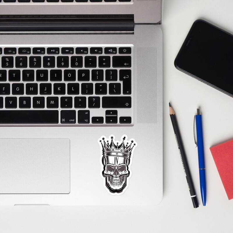 The Four Skull Logo Sticker
