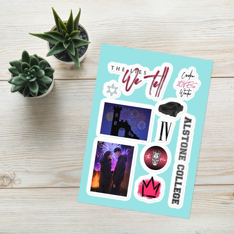 The Lies We Tell Sticker Sheet