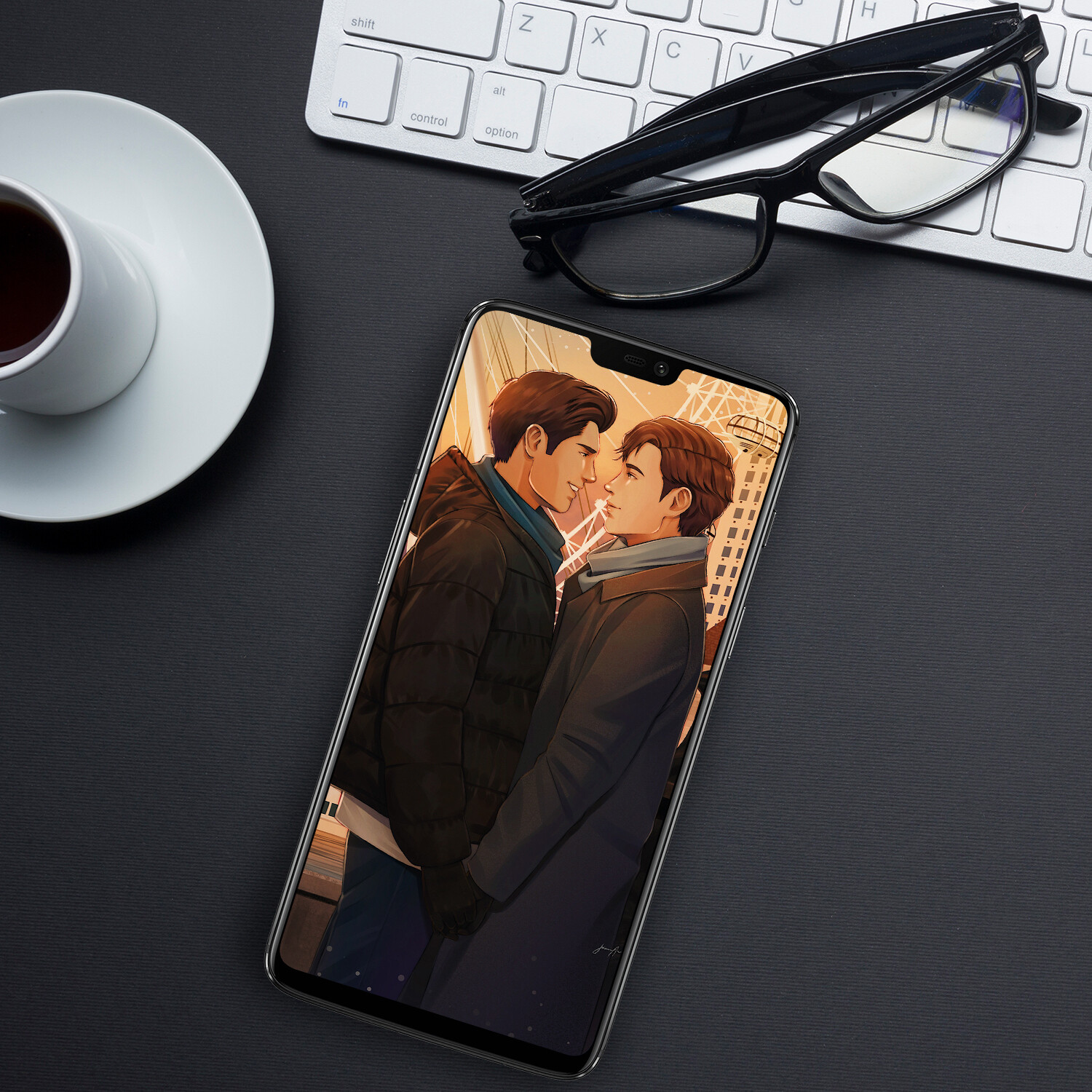 Sidelined phone wallpaper