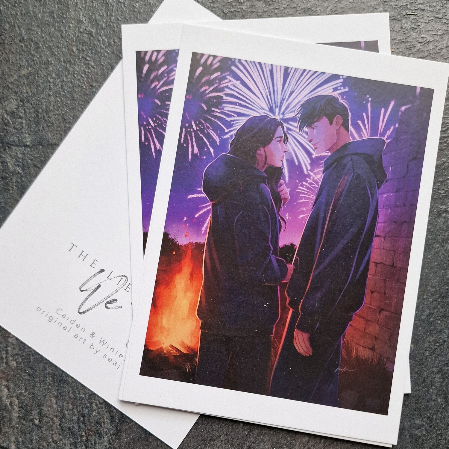 The Lies We Tell (Caiden & Winter) A6 art print