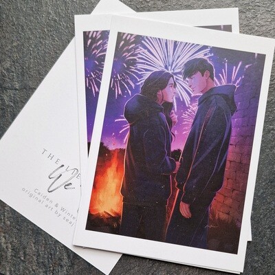 The Lies We Tell (Caiden & Winter) A6 art print