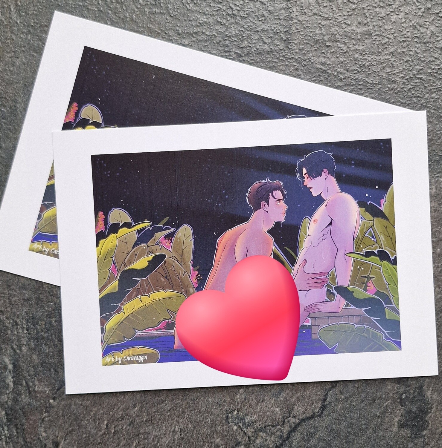 Reckless (Jordan & Theo) A6 LOVE art print v1