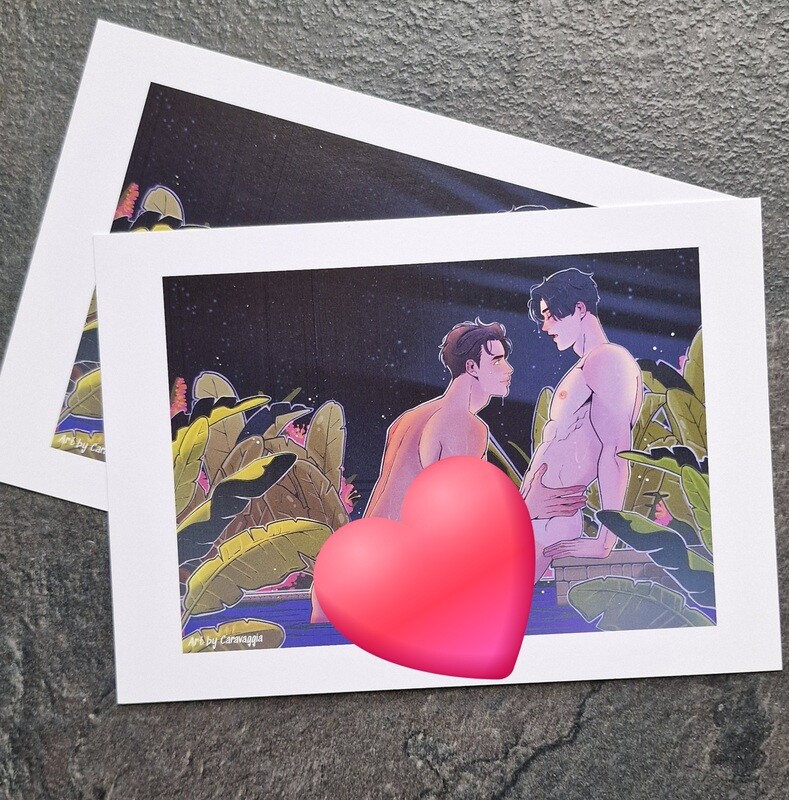 Reckless (Jordan & Theo) A6 LOVE art print v1