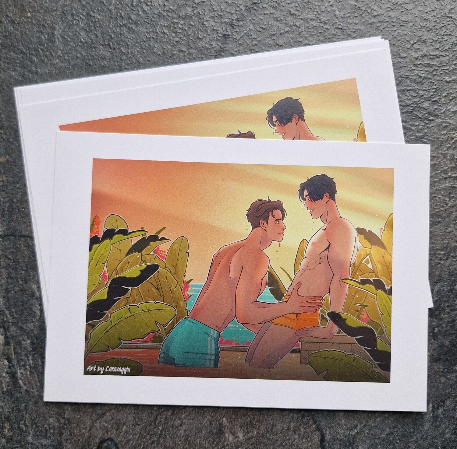 Reckless (Jordan & Theo) A6 art print - Patreon