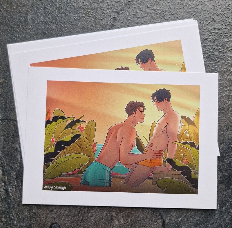 Reckless (Jordan & Theo) A6 art print - Patreon