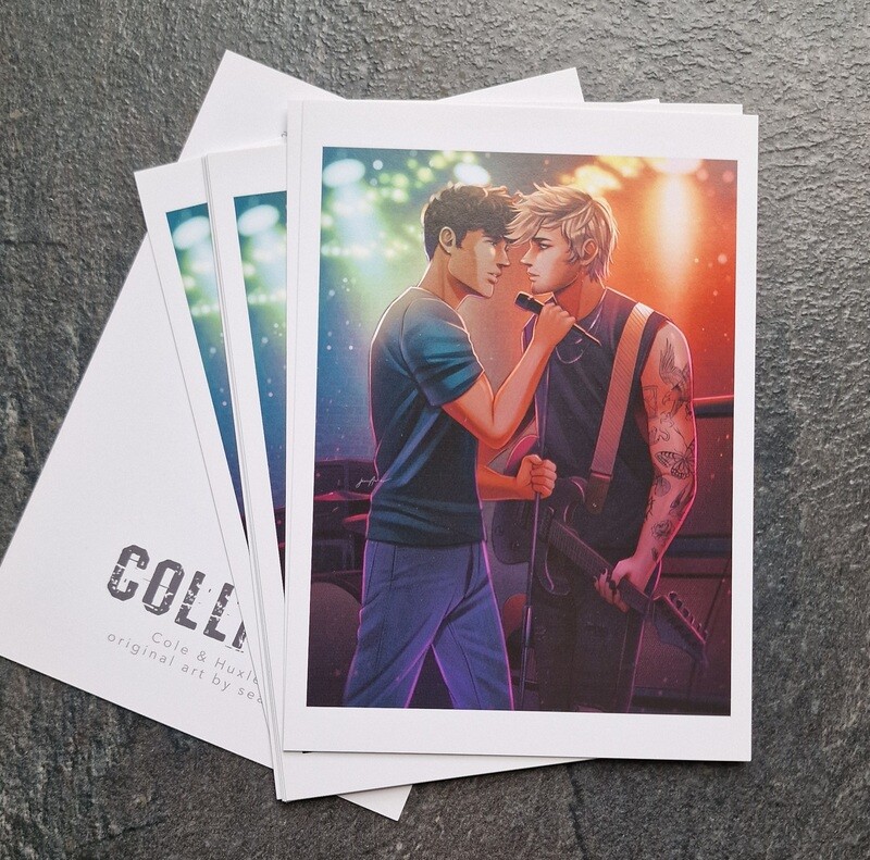 Collided (Cole & Huxley) A6 art print