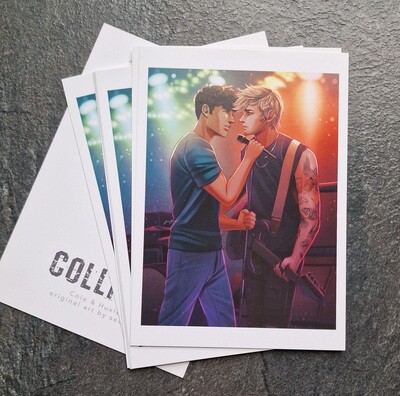 Collided (Cole & Huxley) A6 art print