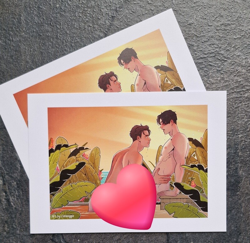 Reckless (Jordan & Theo) A6 LOVE art print v2
