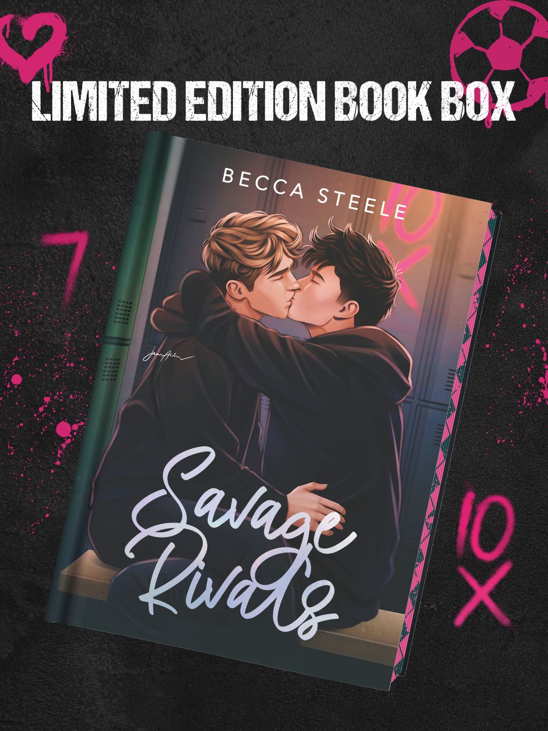 Notorious Rivals Book Savage Rivals 5th anniversary hardcover book box β Store β Becca Steele