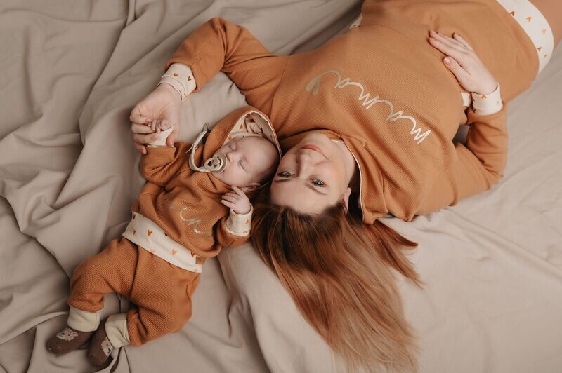 Matchy matchy komplet - srčki (Mama in mini)