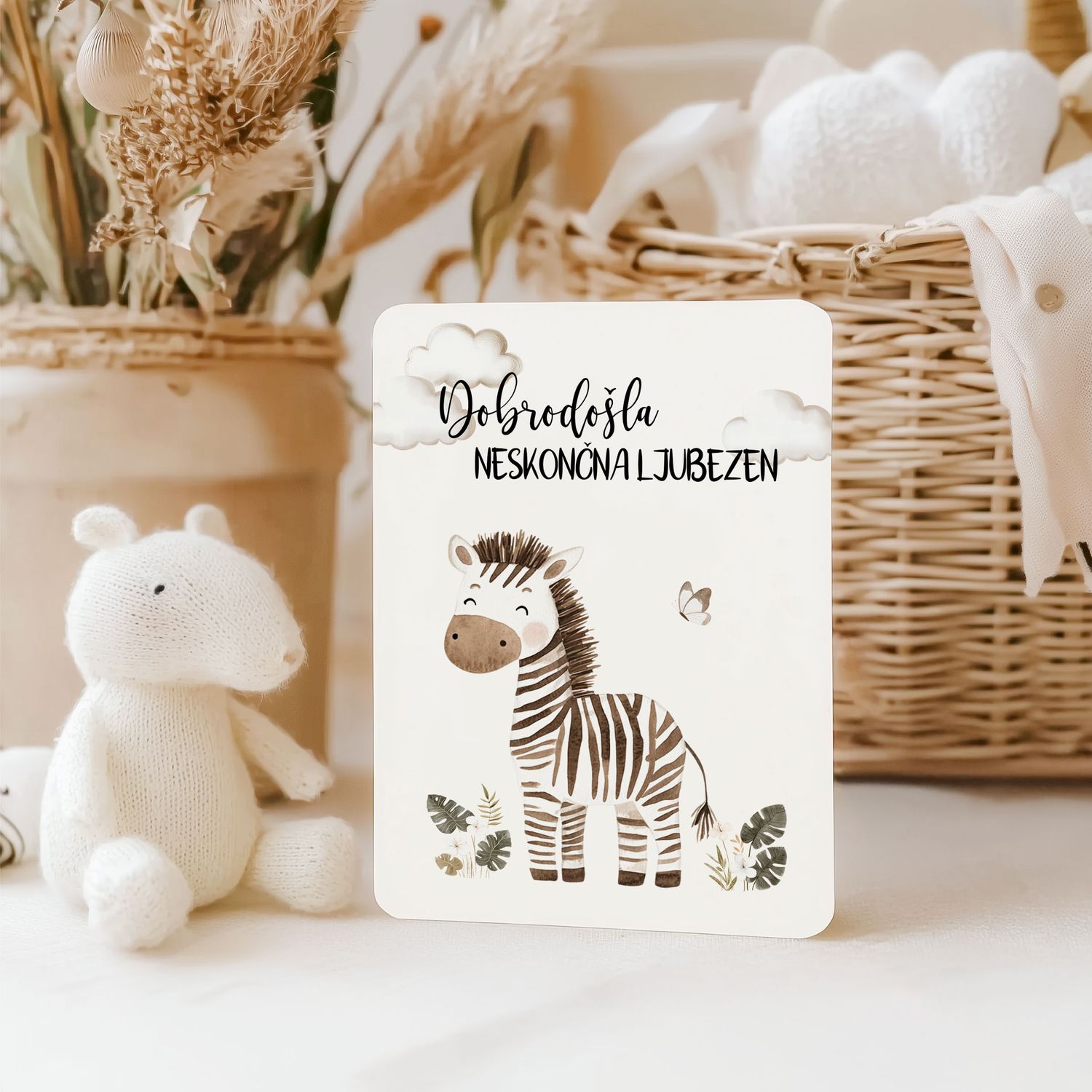 Čestitka zebra