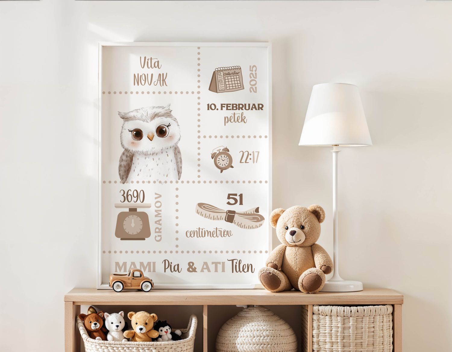 Grafika z rojstnimi podatki - izberi žival3